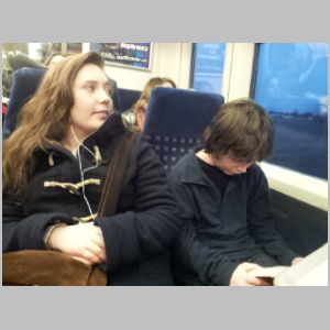 Train home